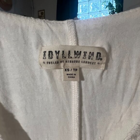 Lace & Fringe White Dress Perfect for Nashville Bachelorette - Picture 4 of 4